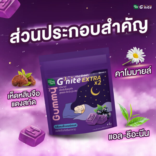 HandyHerb | G'nite Extra Gummy（夜寧軟糖 Extra版，濃味升級配方）
